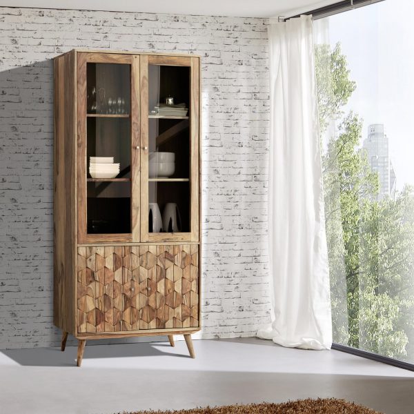 Vitrina madera palisandro DIMONT