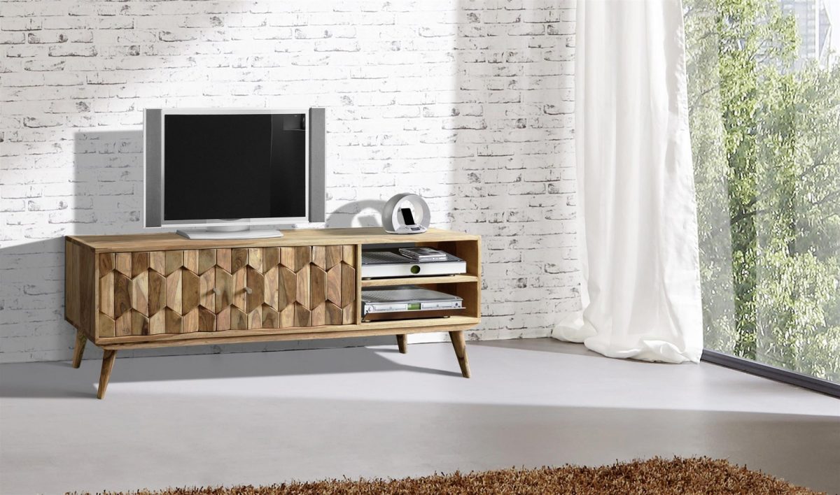mueble tv madera palisandro