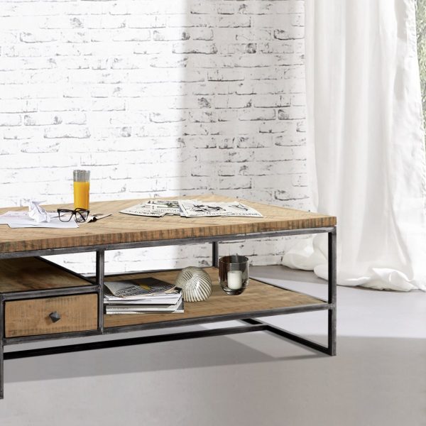 Mesa centro madera mango PARQUET