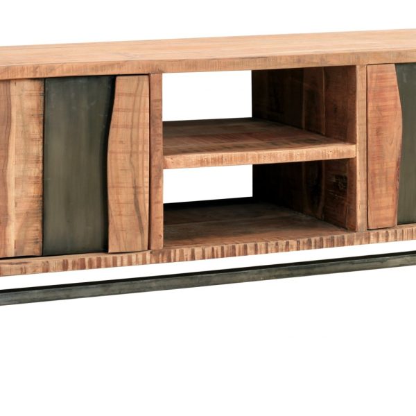 Mueble tv madera mango metal LIVE