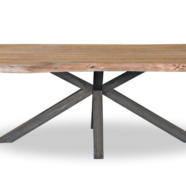 Mesa comedor (220x100cm) madera acacia SPIDER