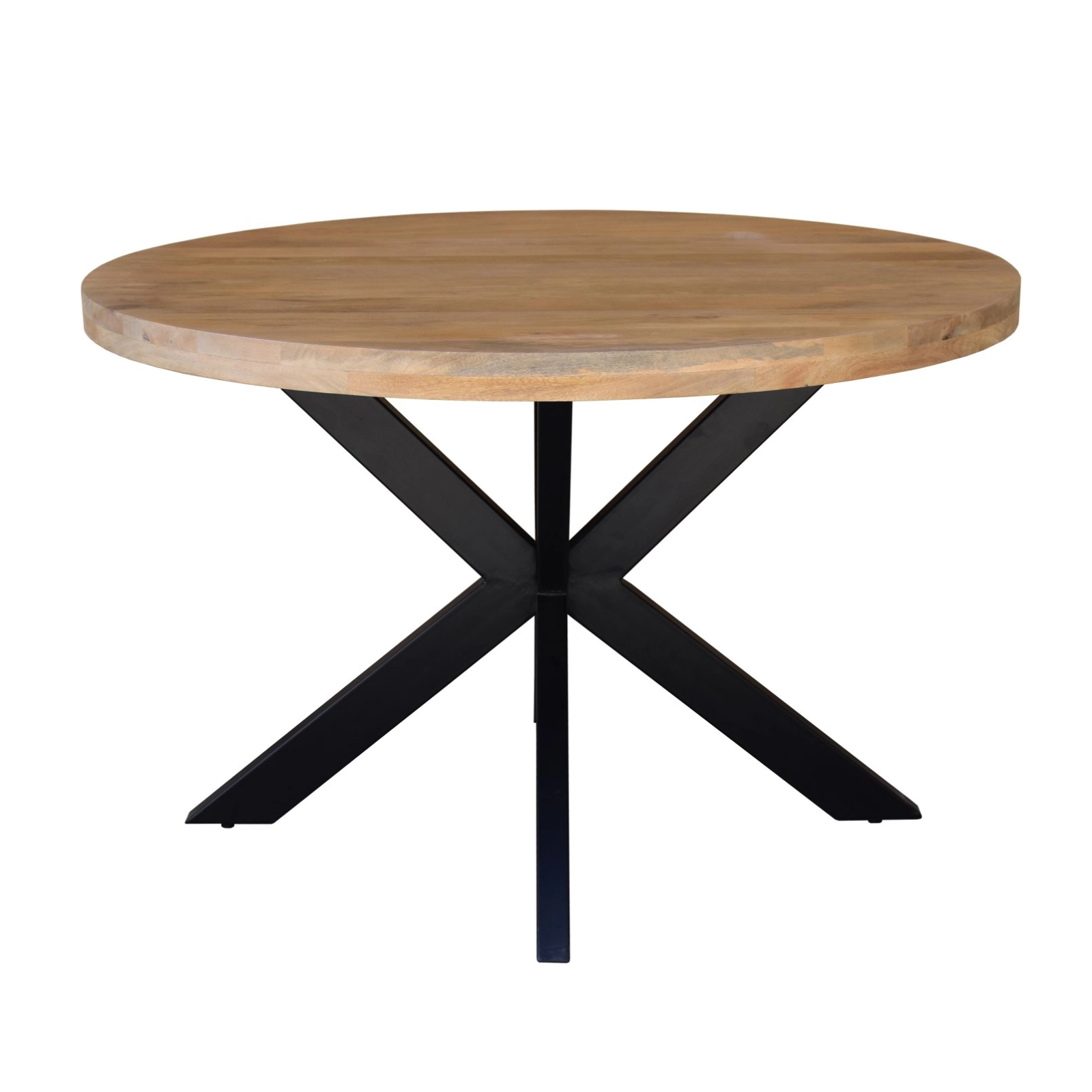 Mesa comedor redonda (120cm) madera mango NATURAL