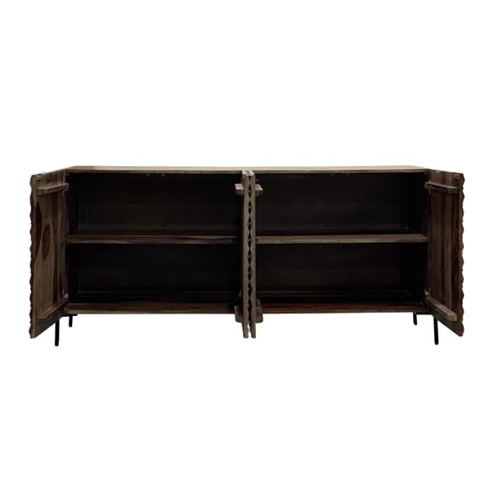 Aparador madera palisandro JUNGLA - Imagen 2