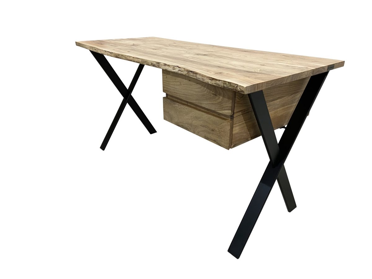 Escritorio madera acacia NATURAL - Imagen 4