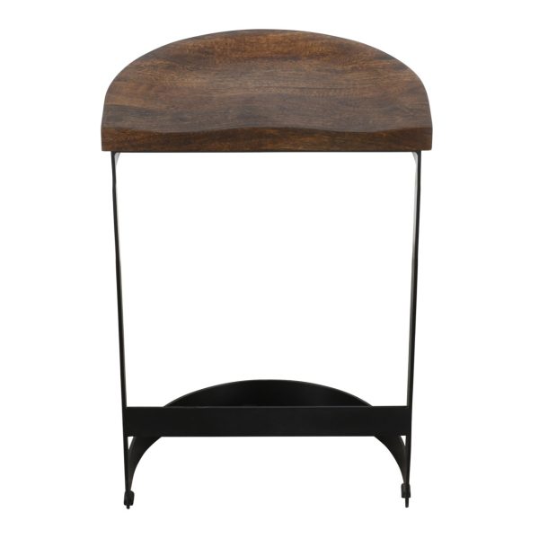 Taburete metal madera mango INDUS