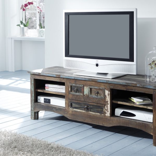 mueble tv madera reciclada