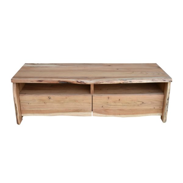 Mueble tv pequeño madera acacia NATURA EDGE