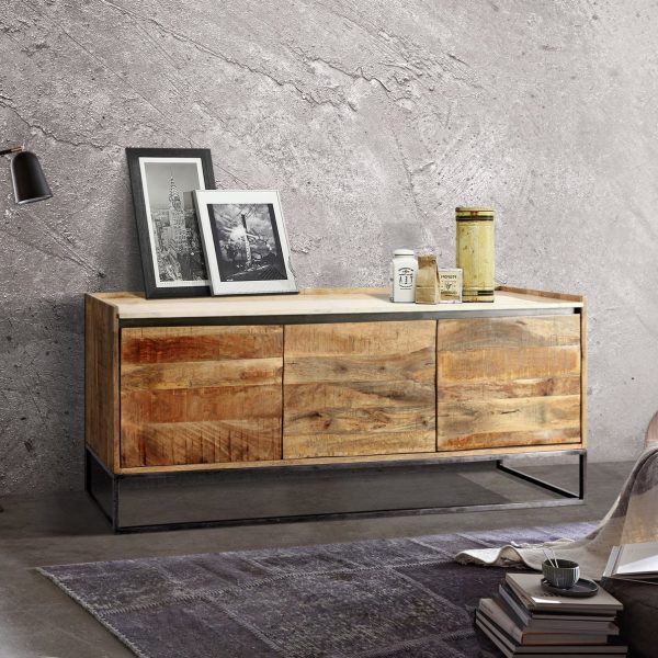 Aparador madera mango metal MARBLE