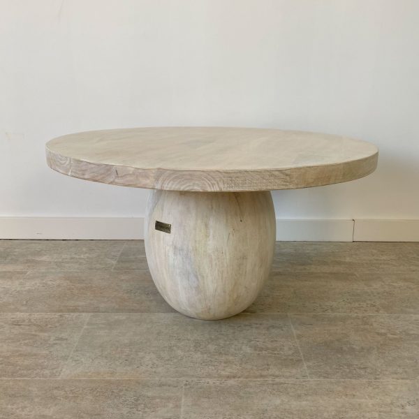 Mesa centro madera mango WHITE