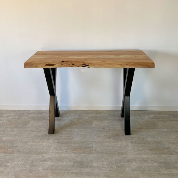 Mesa alta grosor 5'5cm metal madera ACACIA