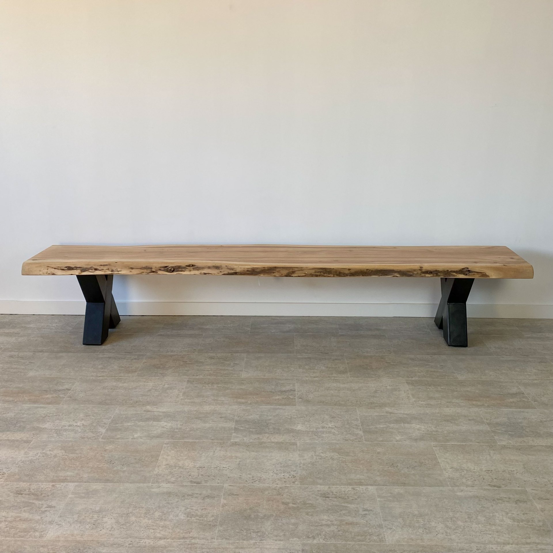 Banco grosor 5'5cm madera ACACIA - Imagen 2