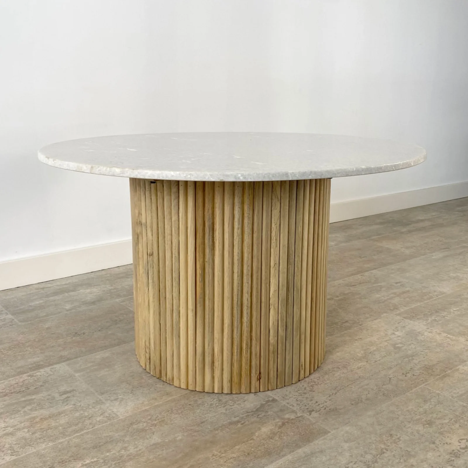 Mesa centro madera acacia MARBLE GREY - Imagen 3