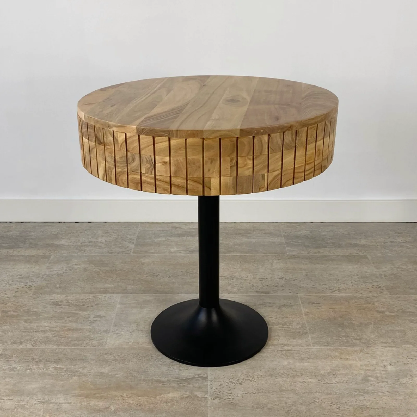 Mesa auxiliar madera acacia BARCELONA