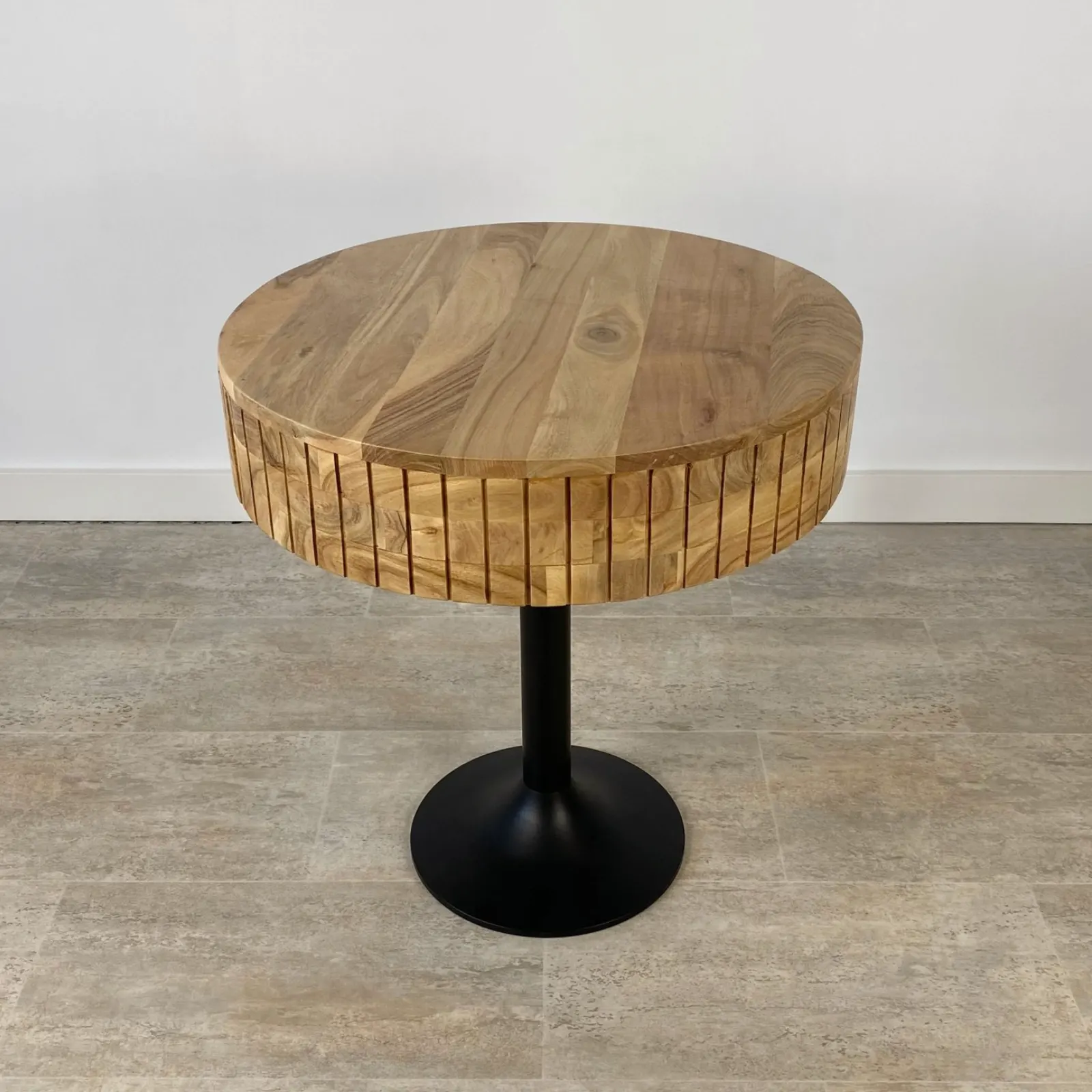 Mesa auxiliar madera acacia BARCELONA - Imagen 2