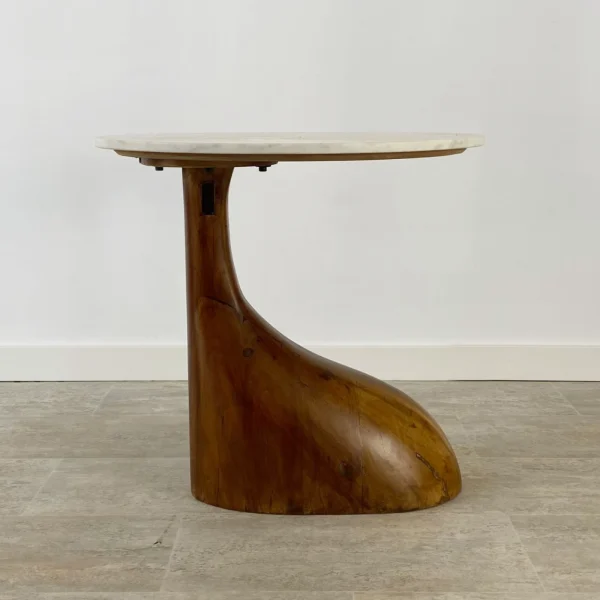 Mesa auxiliar madera mango OVAL