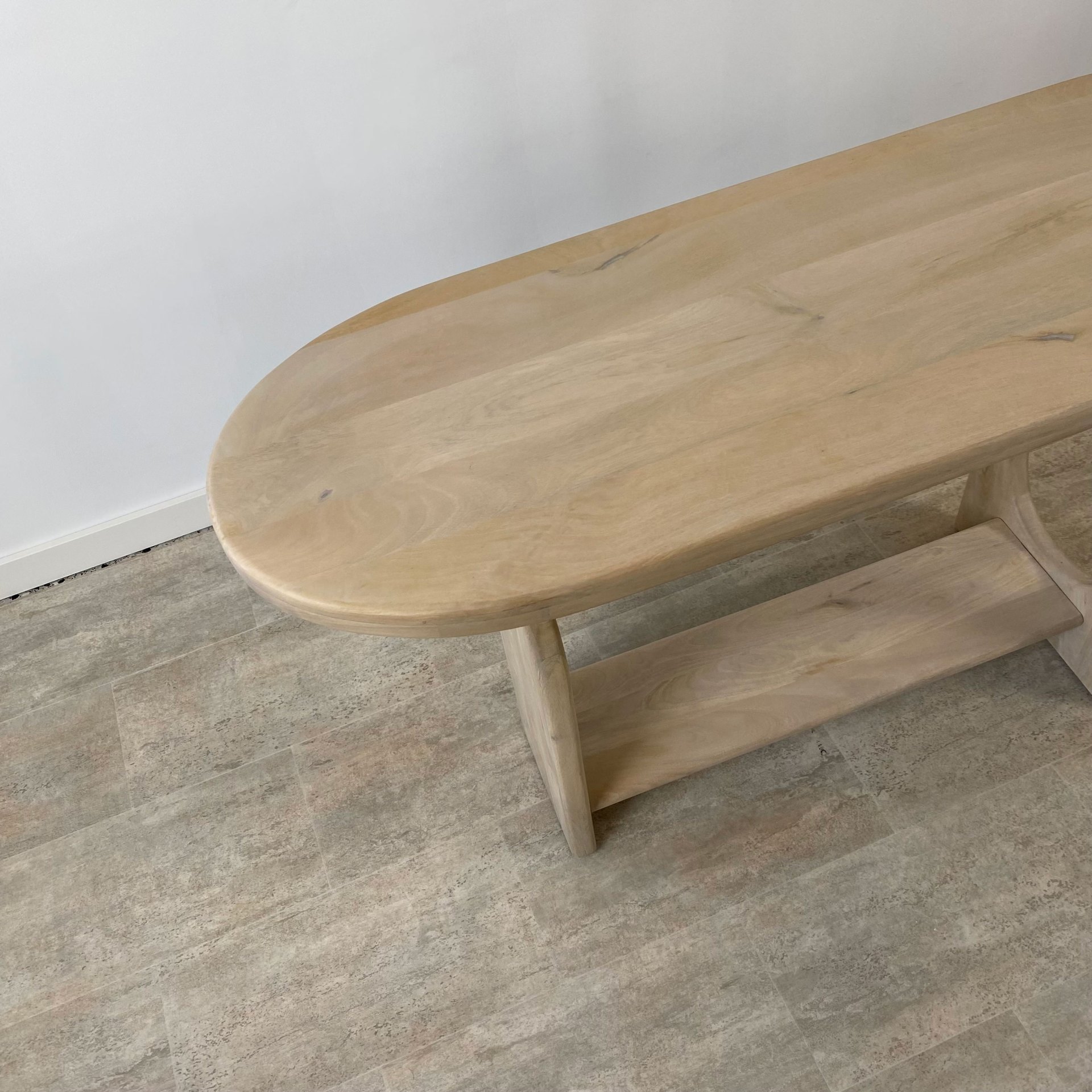 Consola recibidor madera mango BLANQUEADO - Imagen 2