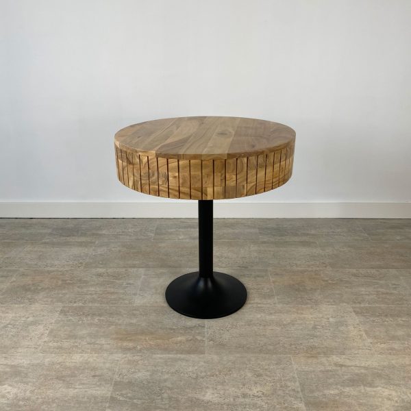 Mesa auxiliar madera acacia BARCELONA