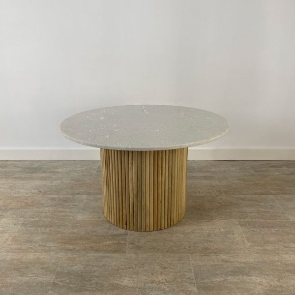 Mesa centro madera acacia MARBLE GREY