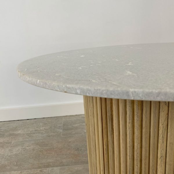 Mesa centro madera acacia MARBLE GREY