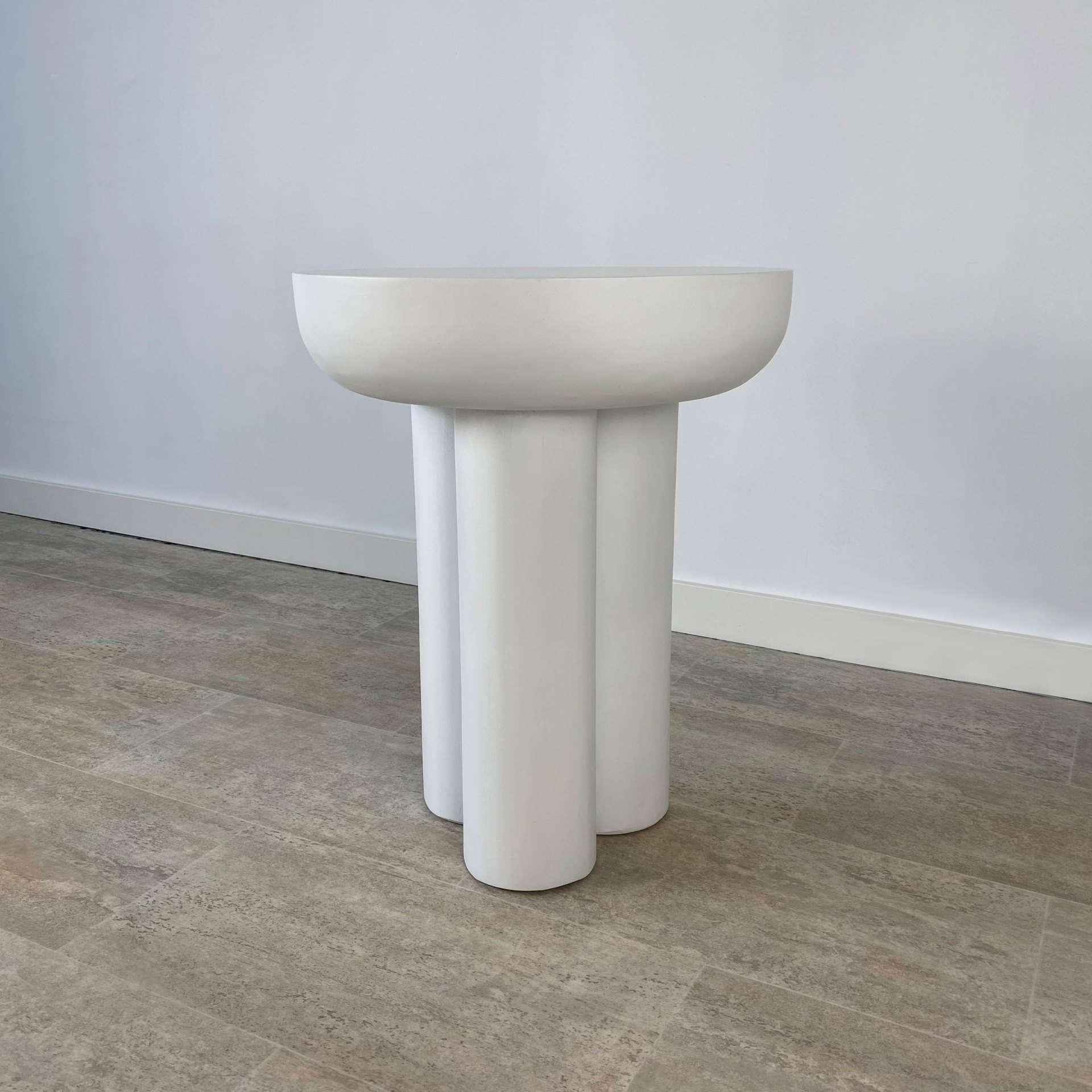 Mesa auxiliar madera mango BLANQUEADO - Imagen 4