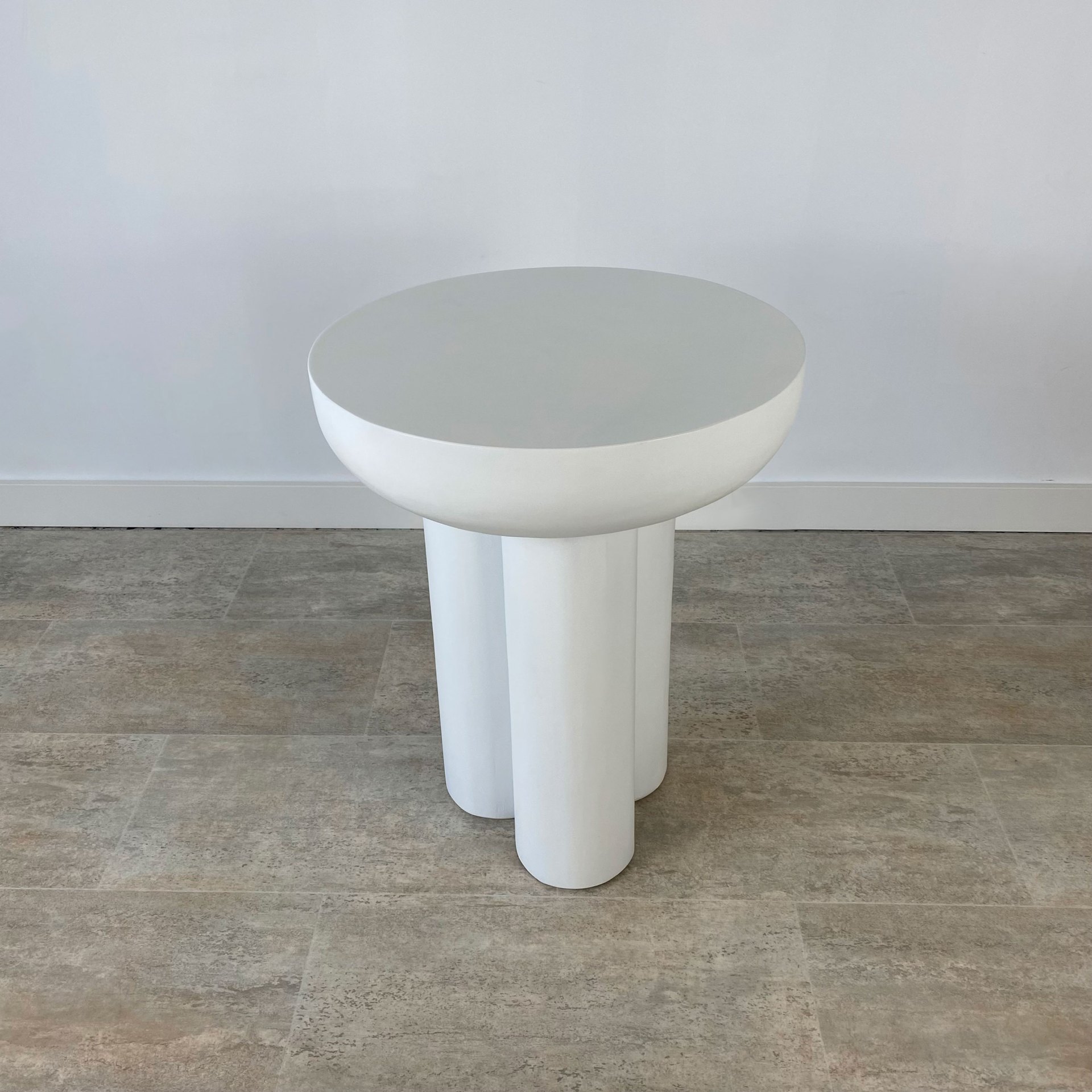 Mesa auxiliar madera mango BLANQUEADO - Imagen 2