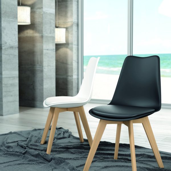 Pack 4 sillas blanco BERLÍN