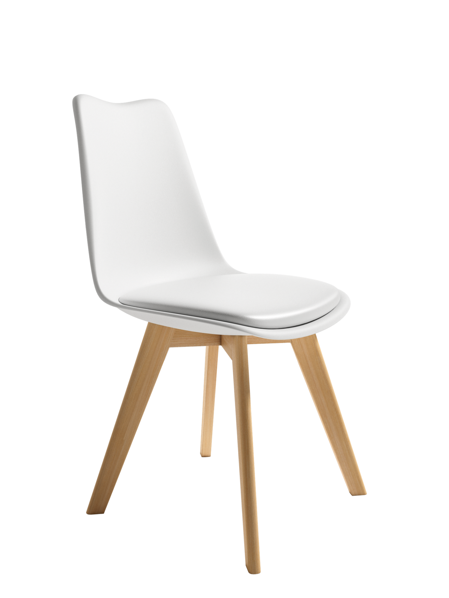 Pack 4 sillas blanco BERLÍN