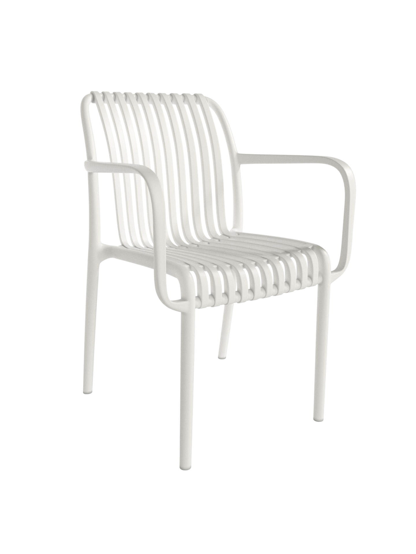 Pack 4 sillas apilables blanco HABANA