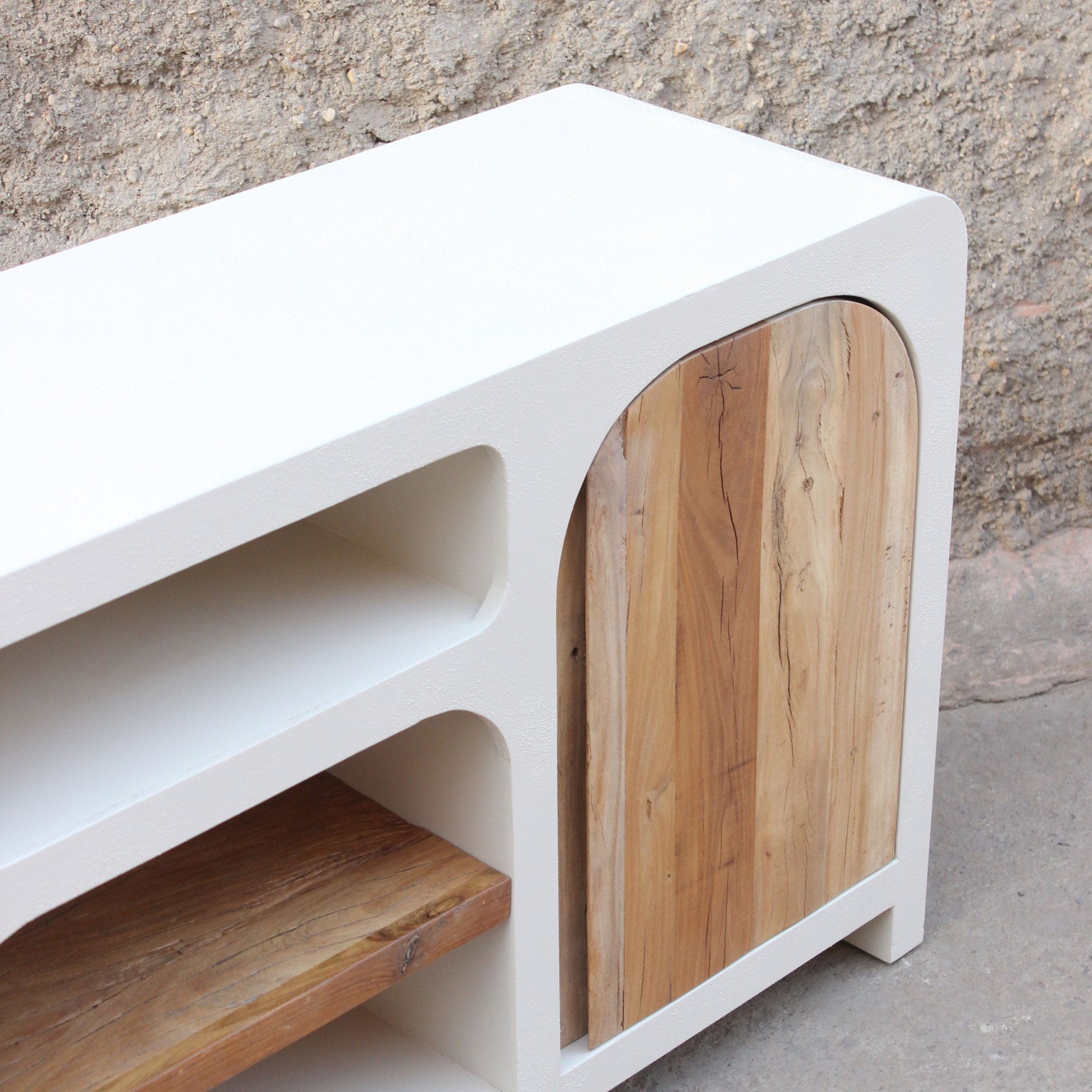 Aparador huecos efecto cemento IBIZA - Imagen 7