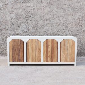 aparador puertas efecto cemento