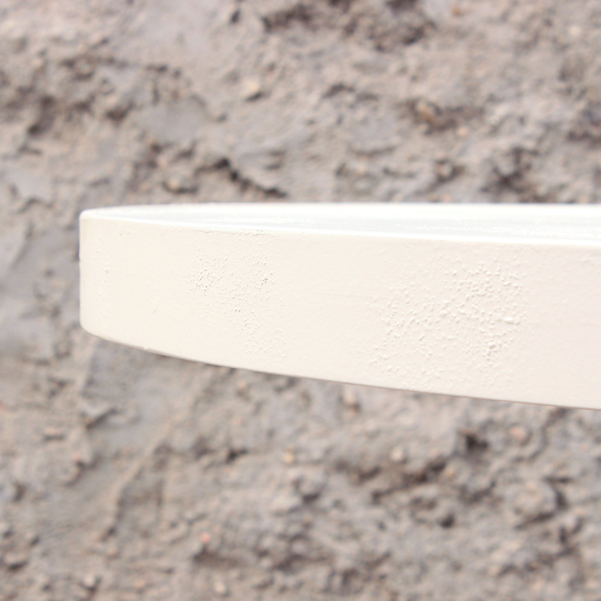 Mesa comedor ovalada efecto cemento IBIZA - Imagen 3