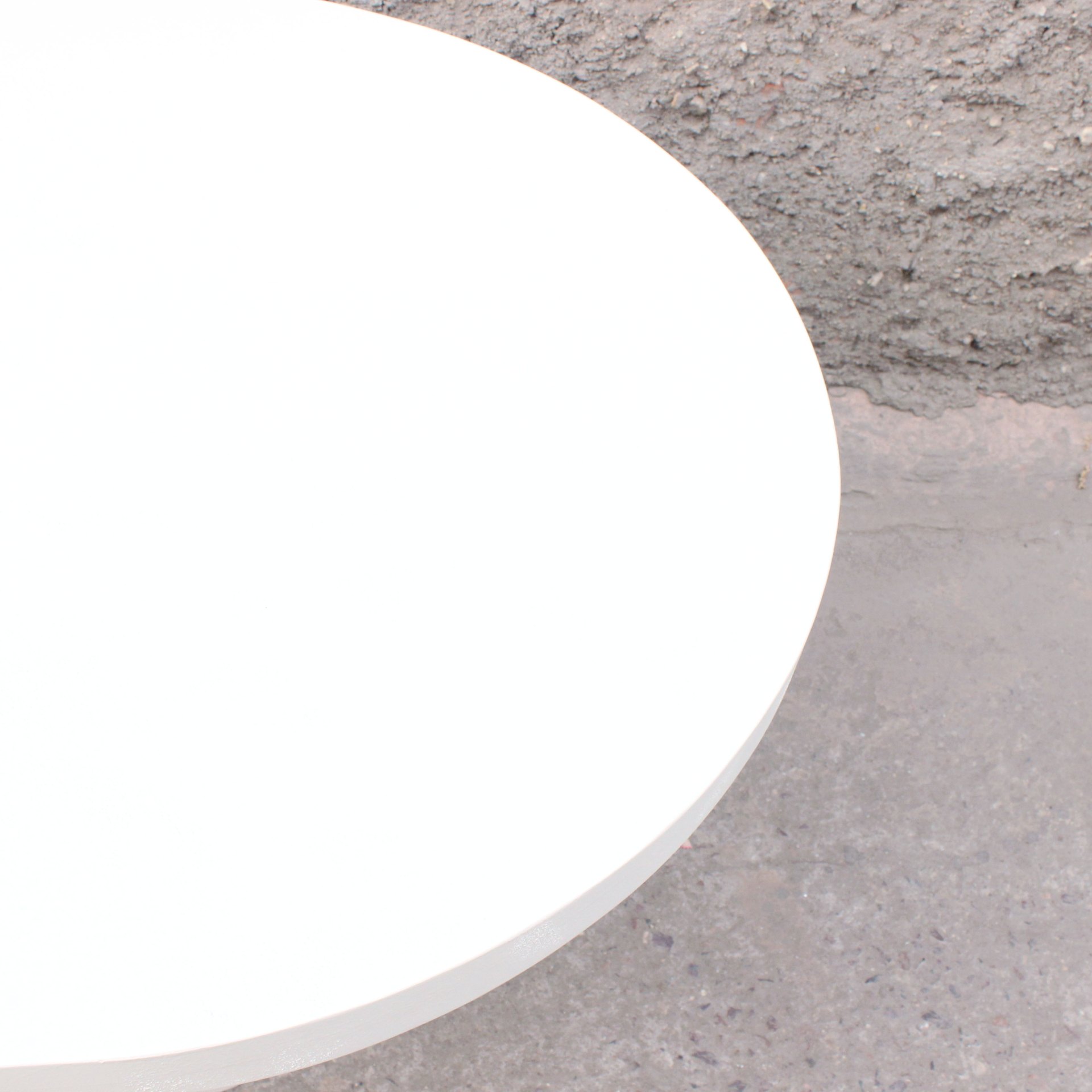 Mesa comedor ovalada efecto cemento IBIZA - Imagen 4