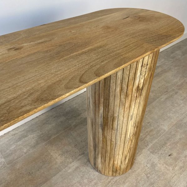 Consola madera mango natural PANELES
