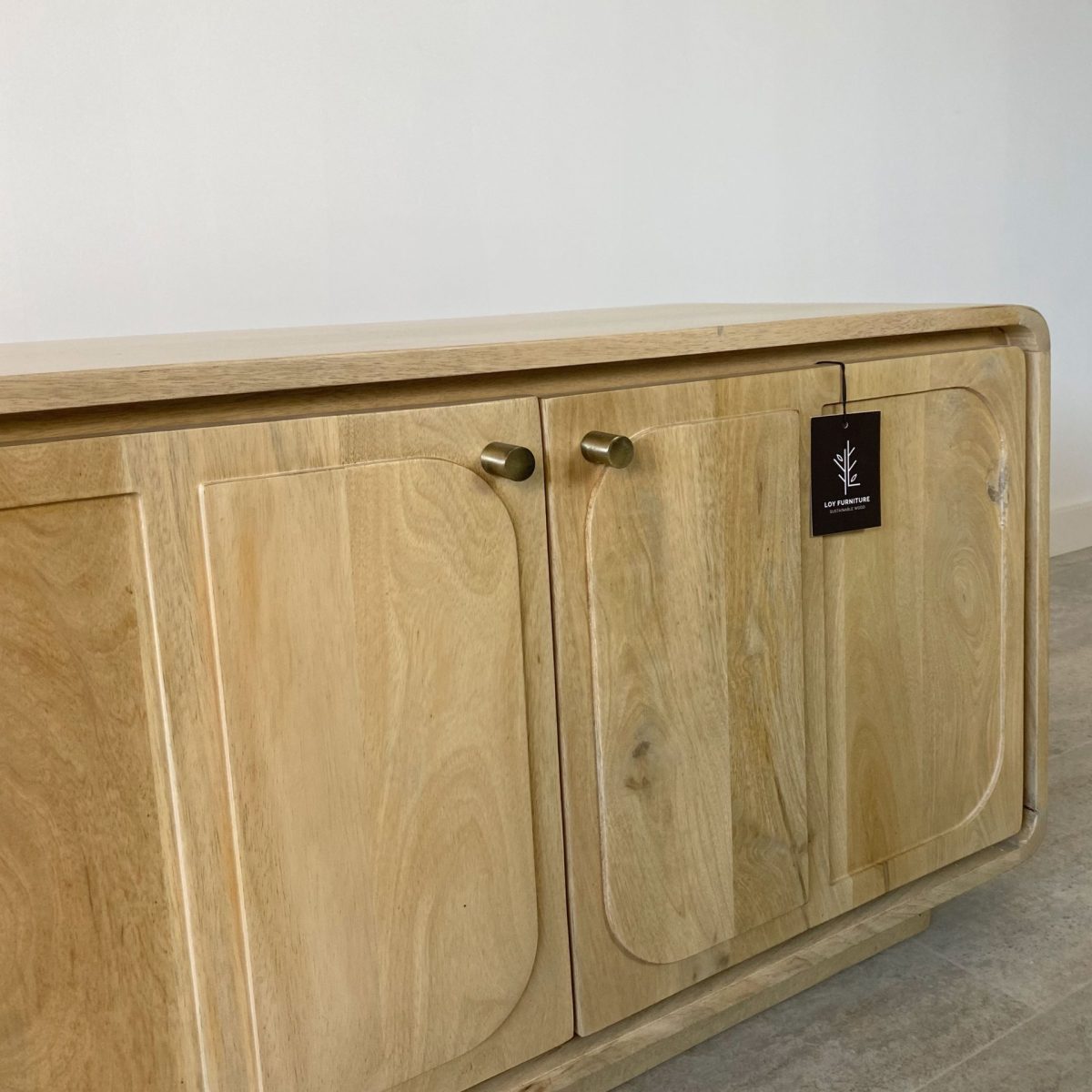 Mueble tv madera mango MÓNACO - Imagen 4