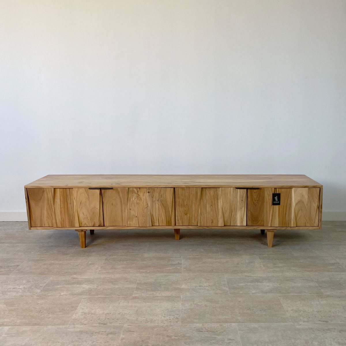 mueble tv madera acacia