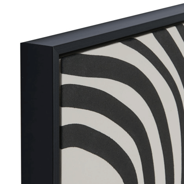 Set 2 cuadros lienzo líneas CURVAS - Imagen 3