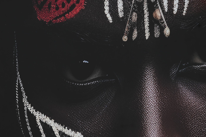 Cuadro cristal templado hombre ROJO - Imagen 2