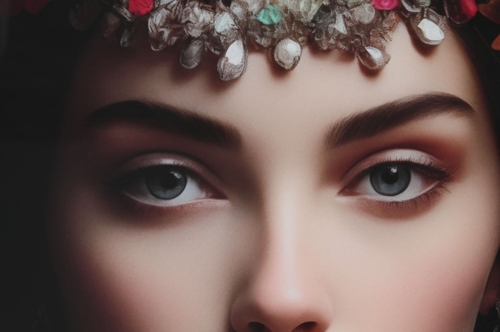 Cuadro cristal templado mujer CORONA - Imagen 2