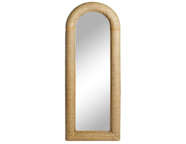 Espejo arco 160cm ratán NATURAL