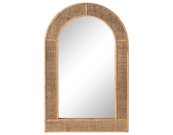 Espejo arco ratán NATURAL