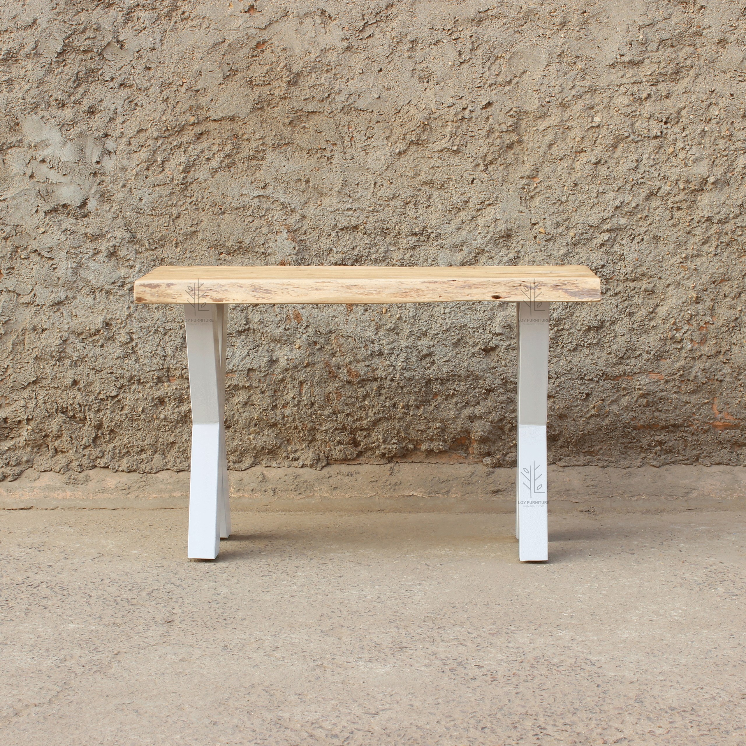 consola recibidor madera