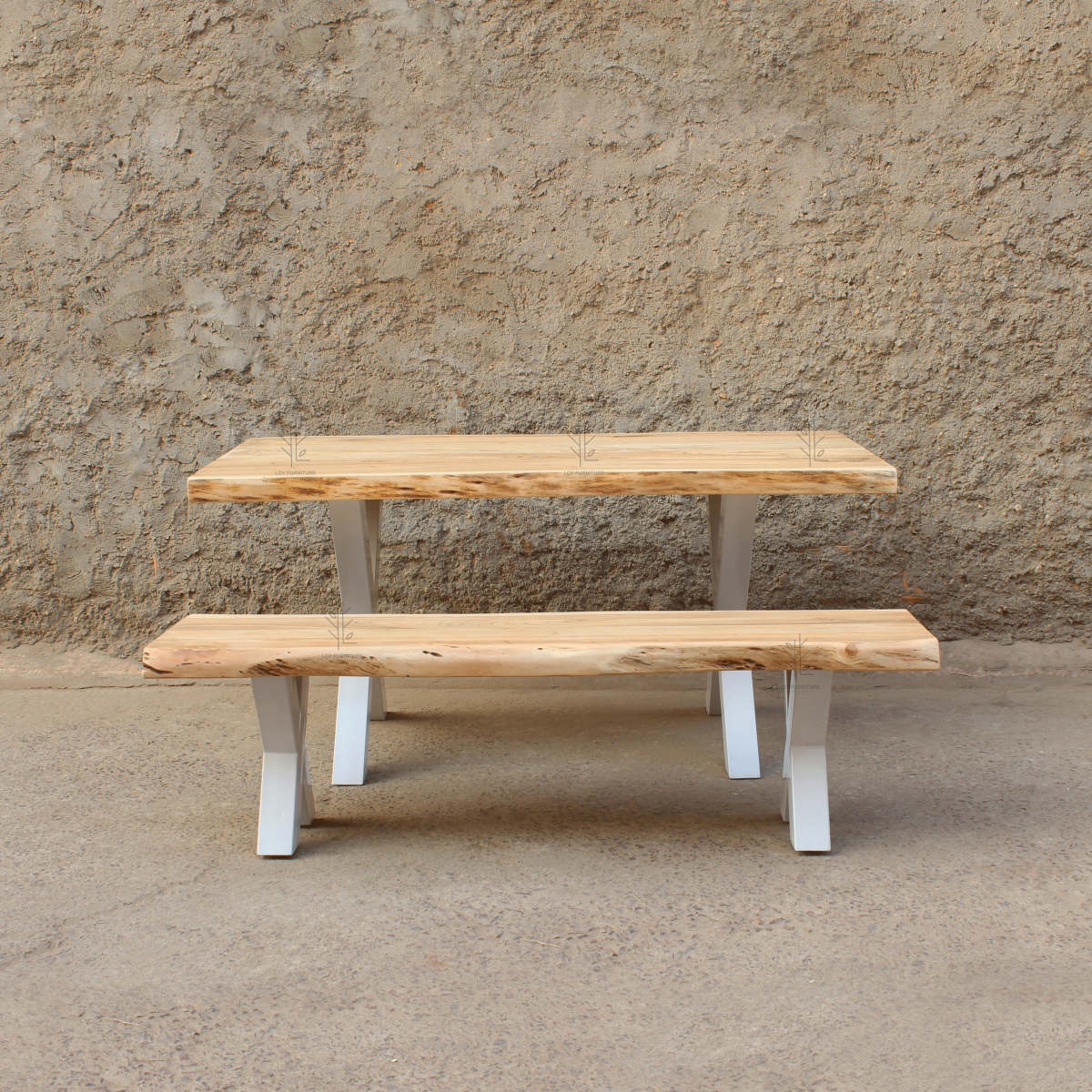 banco comedor 200cm madera