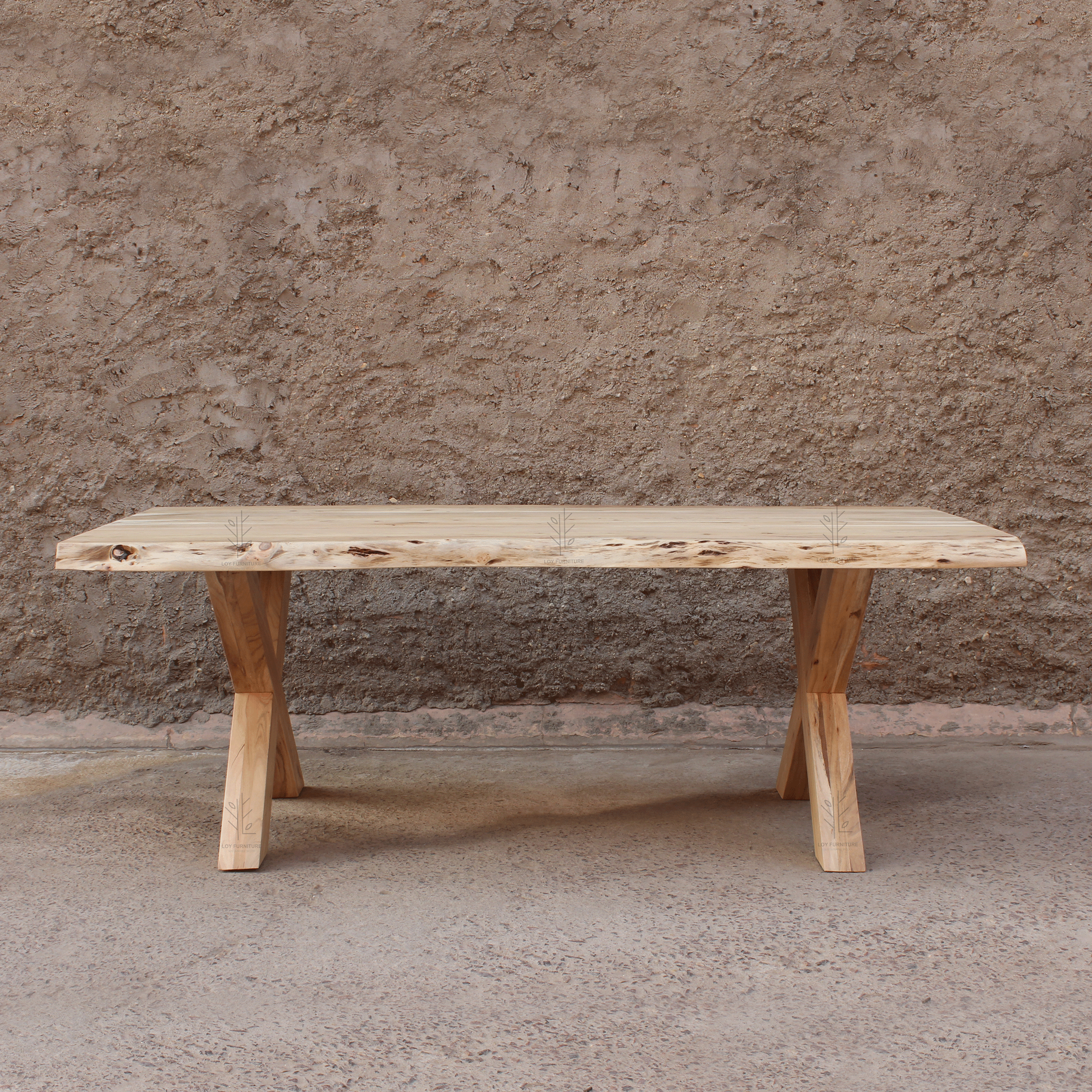 mesa comedor 220cm madera acacia