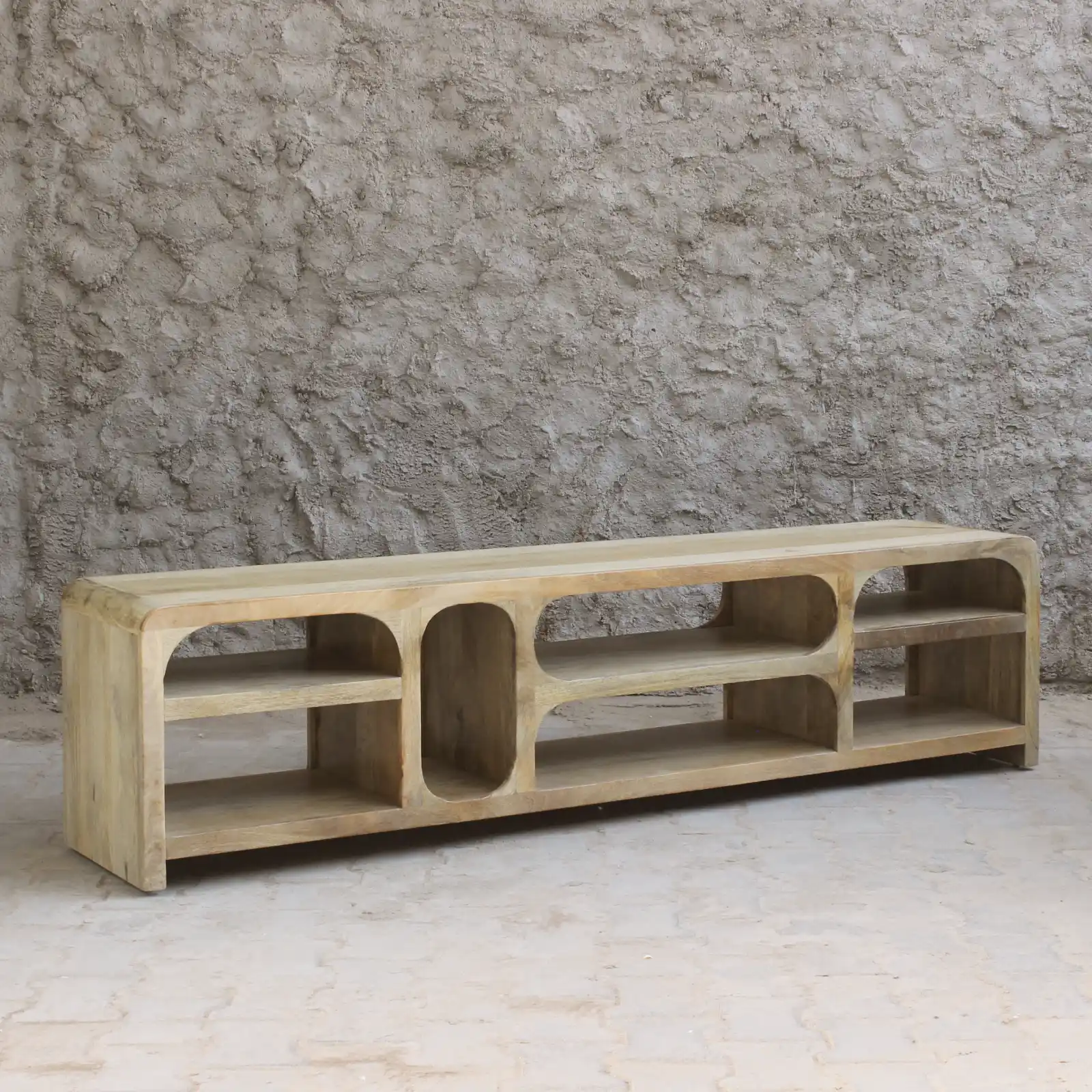 Mueble tv (200cm) madera mango IBIZA - Imagen 2