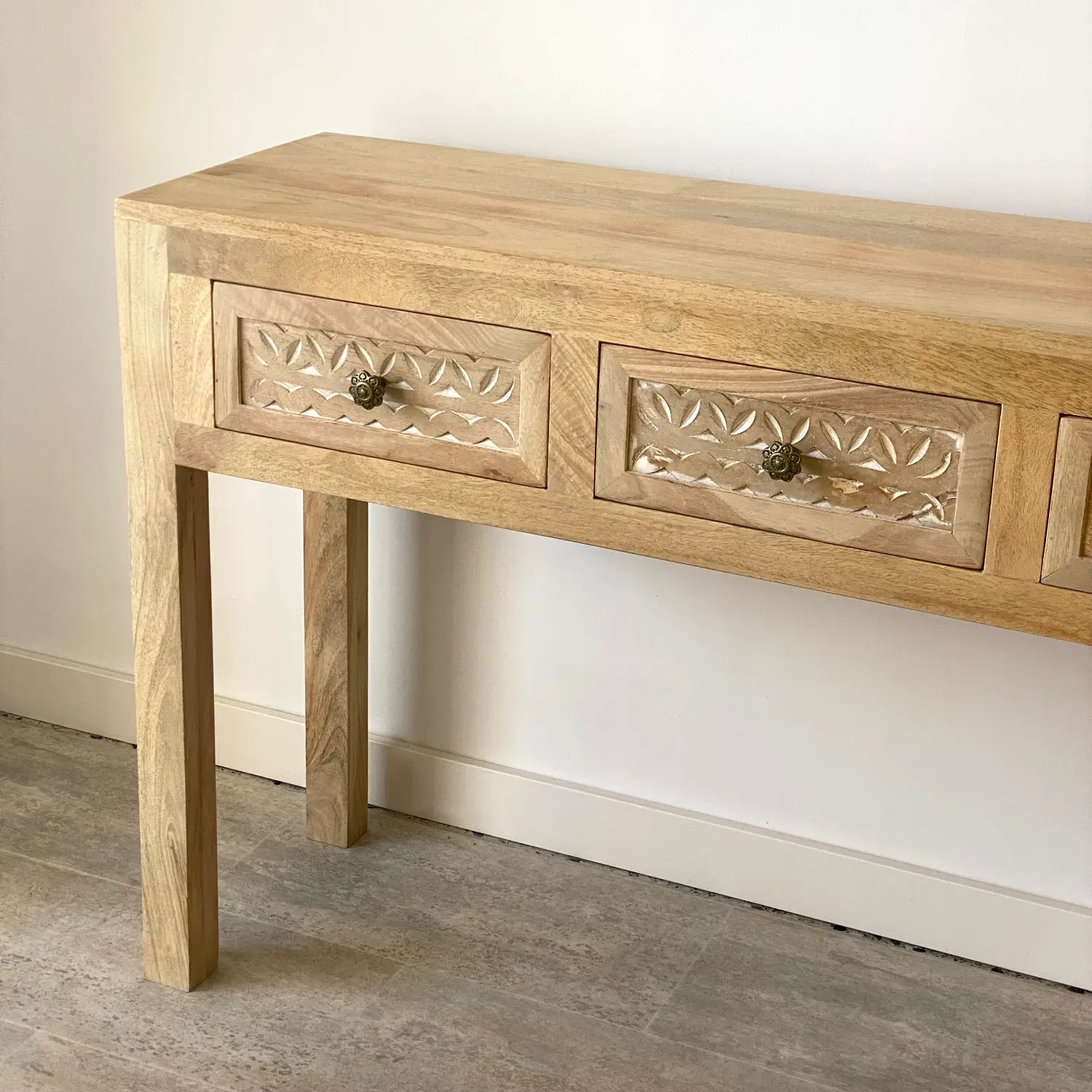 Consola 120cm madera mango MENORCA - Imagen 7