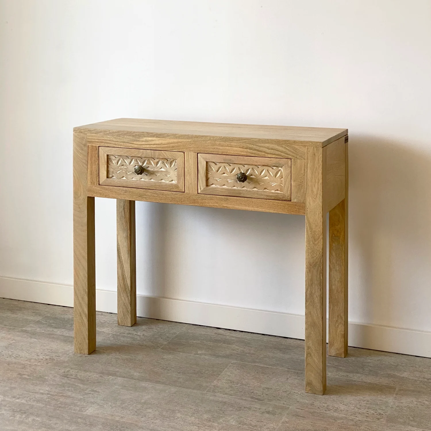 Consola 80cm madera mango MENORCA - Imagen 2