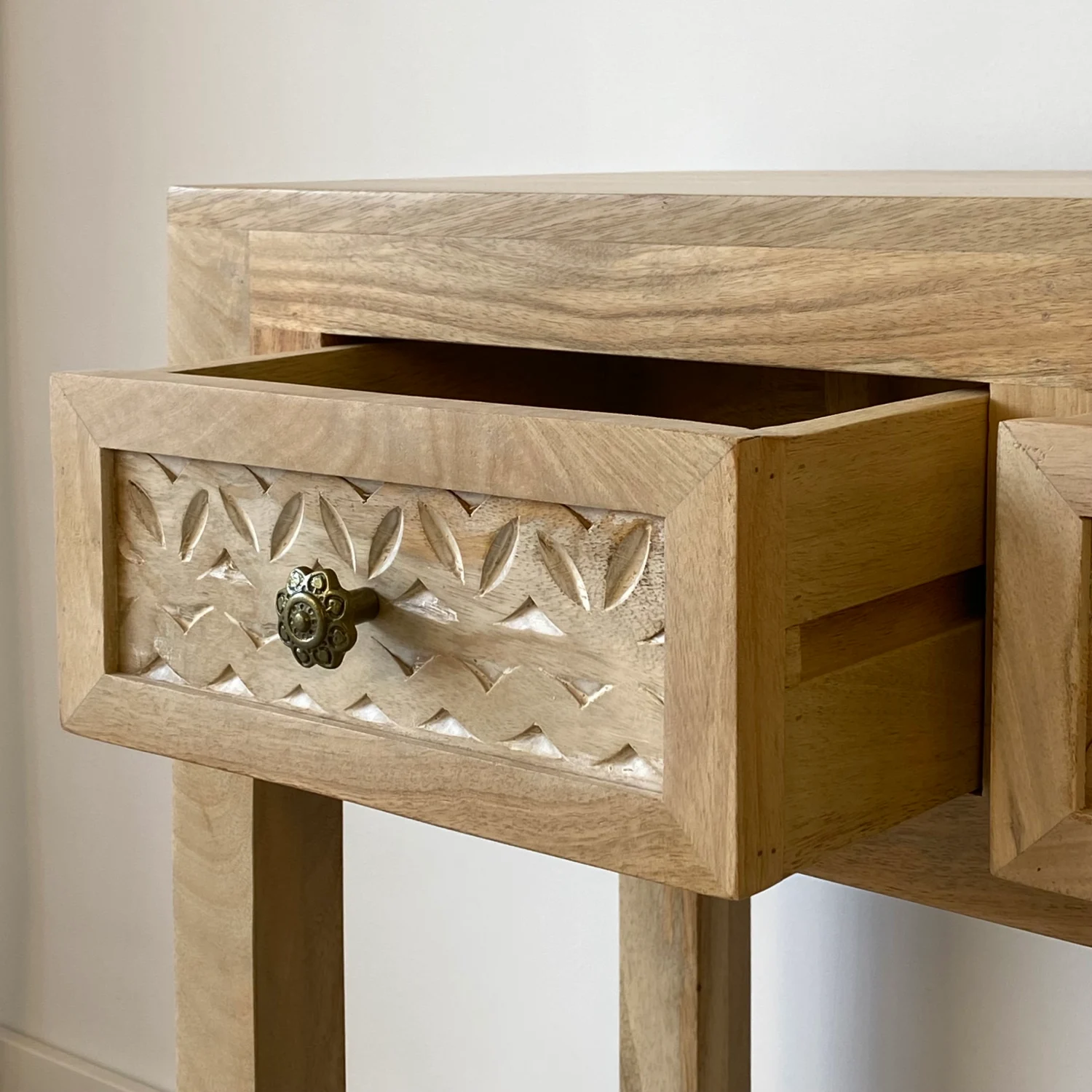 Consola 80cm madera mango MENORCA - Imagen 3