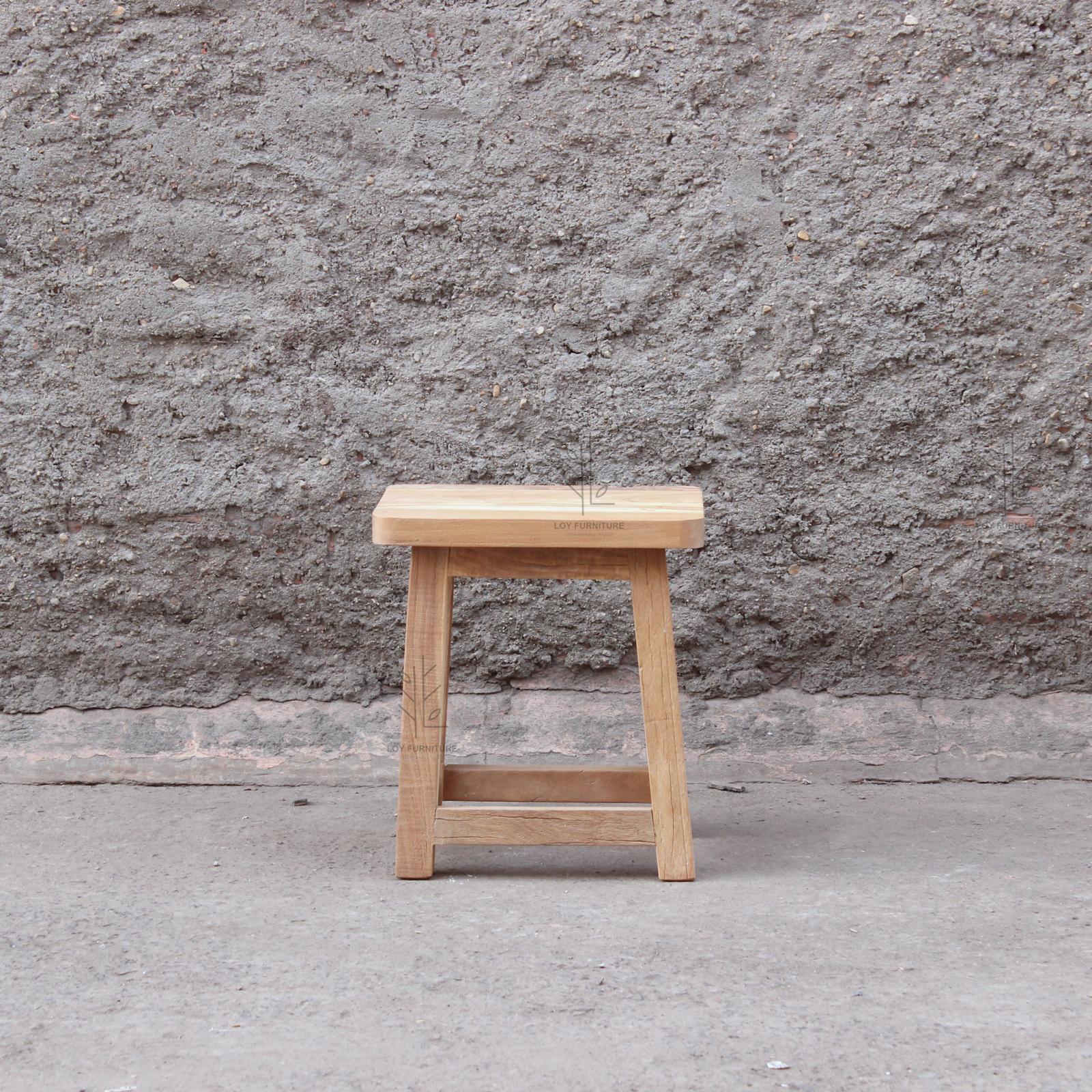 taburete madera reciclada