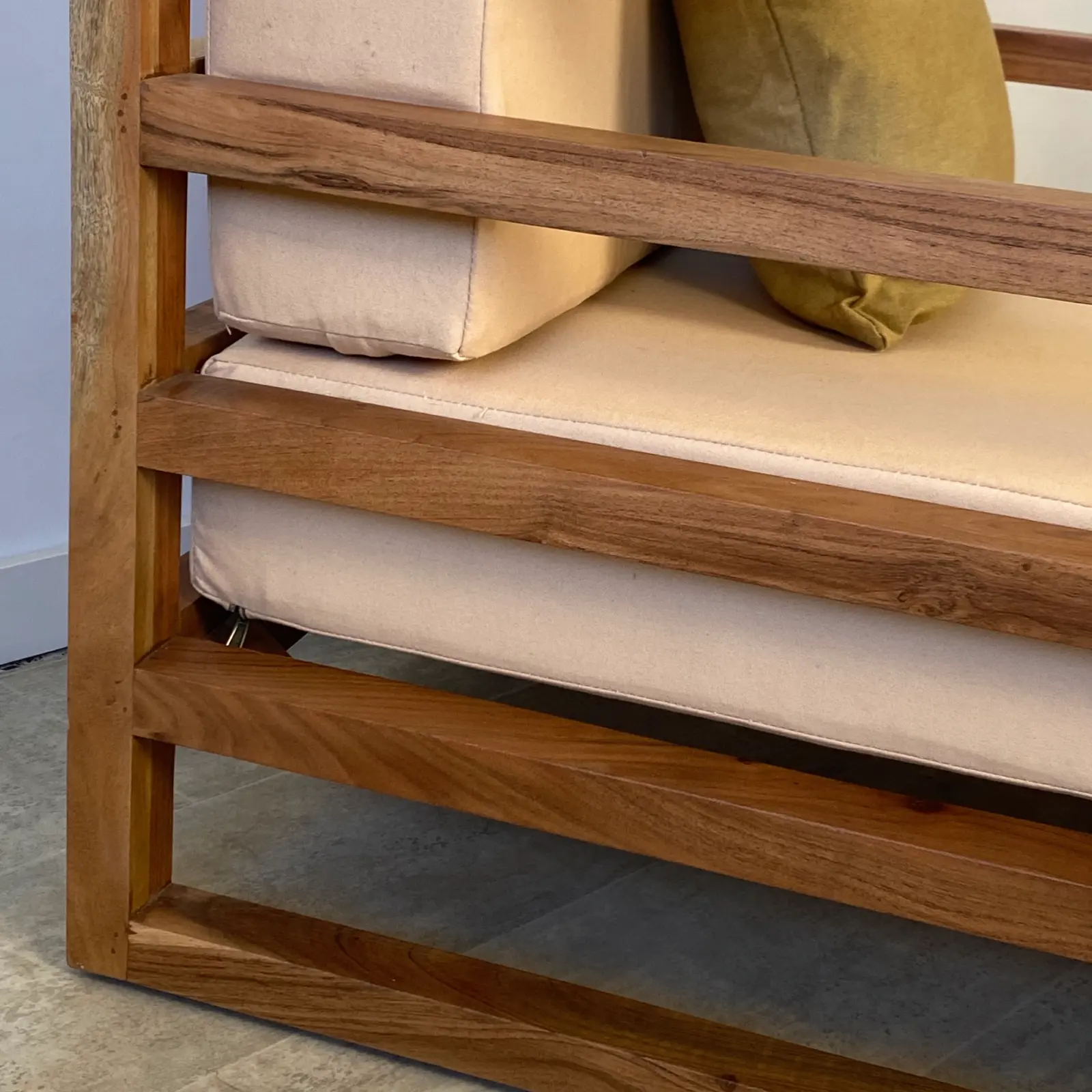 Sillón 1 plaza jardín madera acacia FORMENTERA - Imagen 5