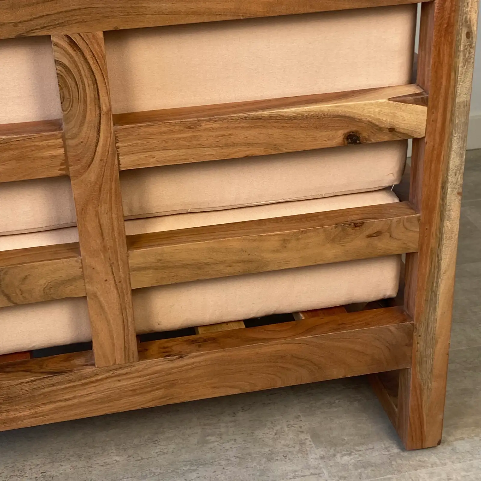 Sillón 1 plaza jardín madera acacia FORMENTERA - Imagen 6